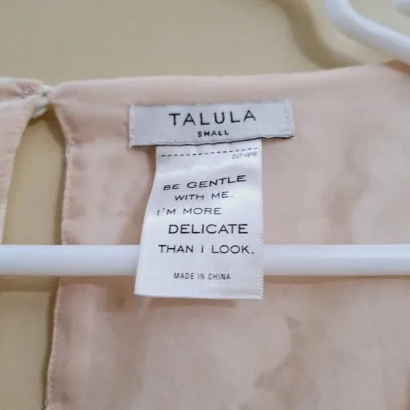 Aritzia Talula White Cream Oji Shift Lace Mini Dress Small Fairy Boho - Picture 5 of 10